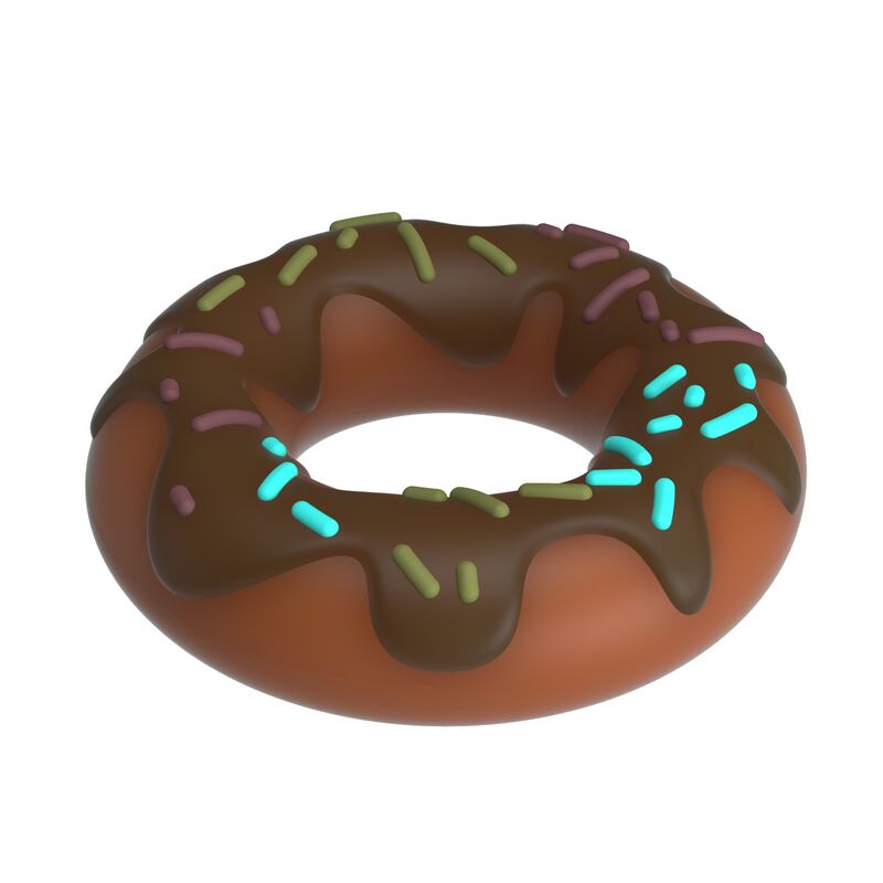 Pretty Love-Super Donut Anello per Pene in Silicone · Anelli & Guaine per pene (imaginea 3)