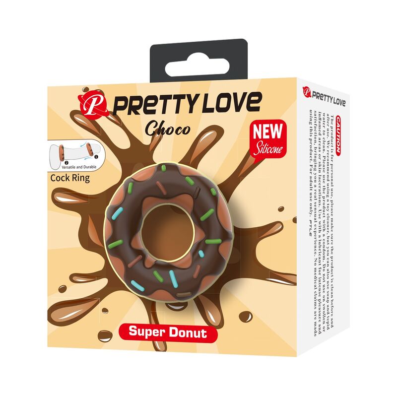 Pretty Love-Super Donut Anello per Pene in Silicone · Anelli & Guaine per pene (imaginea 5)