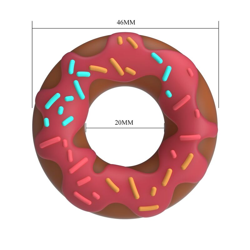 Pretty Love-Super Donut Anello per Pene in Silicone · Anelli & Guaine per pene (imaginea 9)