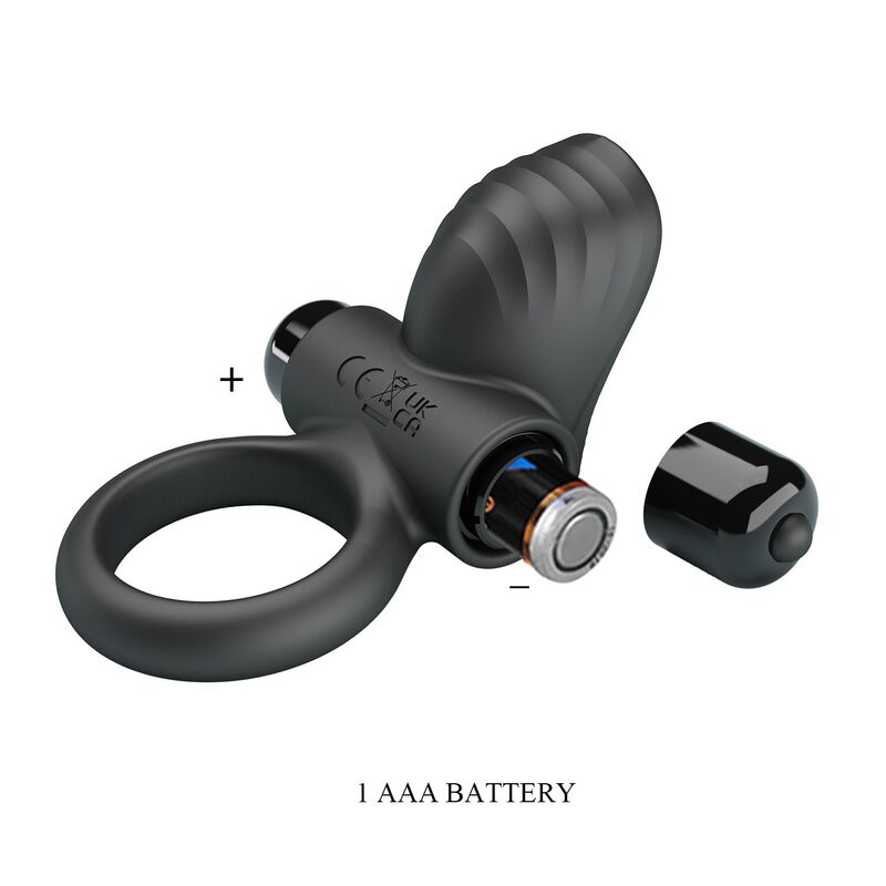 Pretty Love-Adrien Anello Vibratore 10 Funzioni Nero · Anelli & Guaine per pene (imaginea 8)