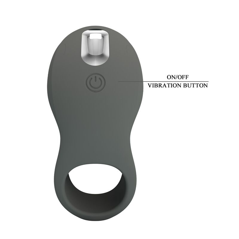 Pretty Love-Anello vibrante ricaricabile con doppio stimolo · Anelli & Guaine per pene (imaginea 5)