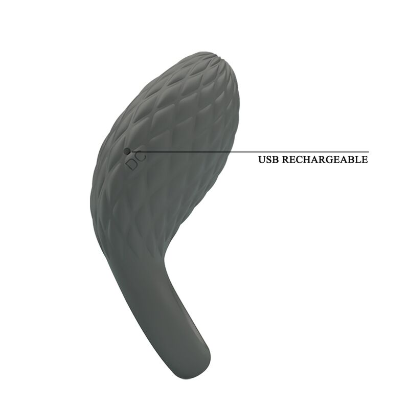 Pretty Love-Anello vibrante ricaricabile Stimolatore strutturato · Anelli & Guaine per pene (imaginea 6)
