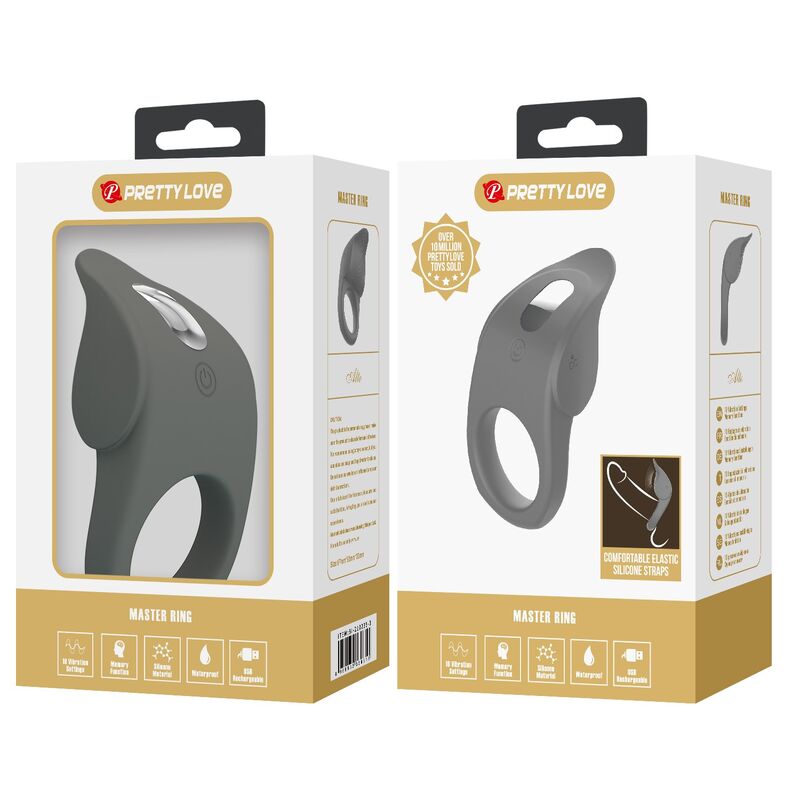 Pretty Love-Anello vibrante ricaricabile in silicone flessibile 10 Pretty Love-Anello vibrante ricaricabile in silicone flessibile · Anelli & Guaine per pene (imaginea 10)