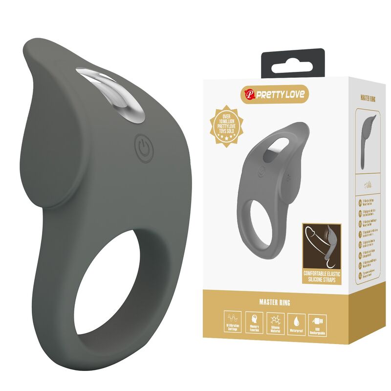 Pretty Love-Anello vibrante ricaricabile in silicone flessibile 9 Pretty Love-Anello vibrante ricaricabile in silicone flessibile · Anelli & Guaine per pene (imaginea 9)