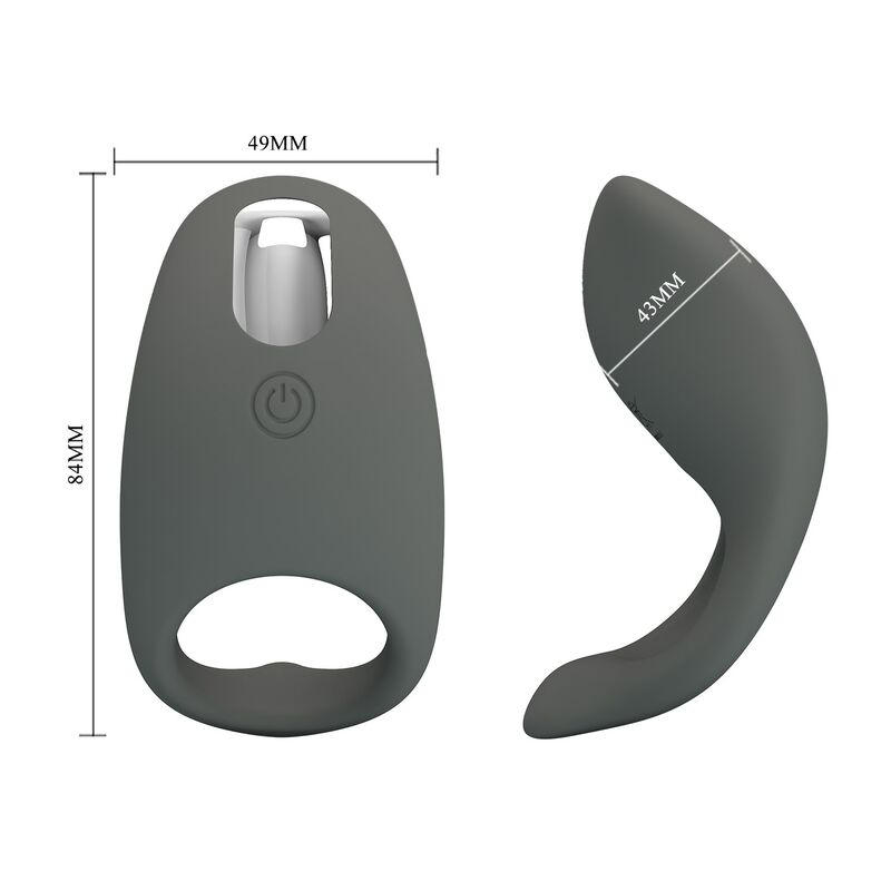 Pretty Love-Anello vibrante ricaricabile in silicone morbido 2 Pretty Love-Anello vibrante ricaricabile in silicone morbido · Anelli & Guaine per pene (imaginea 2)