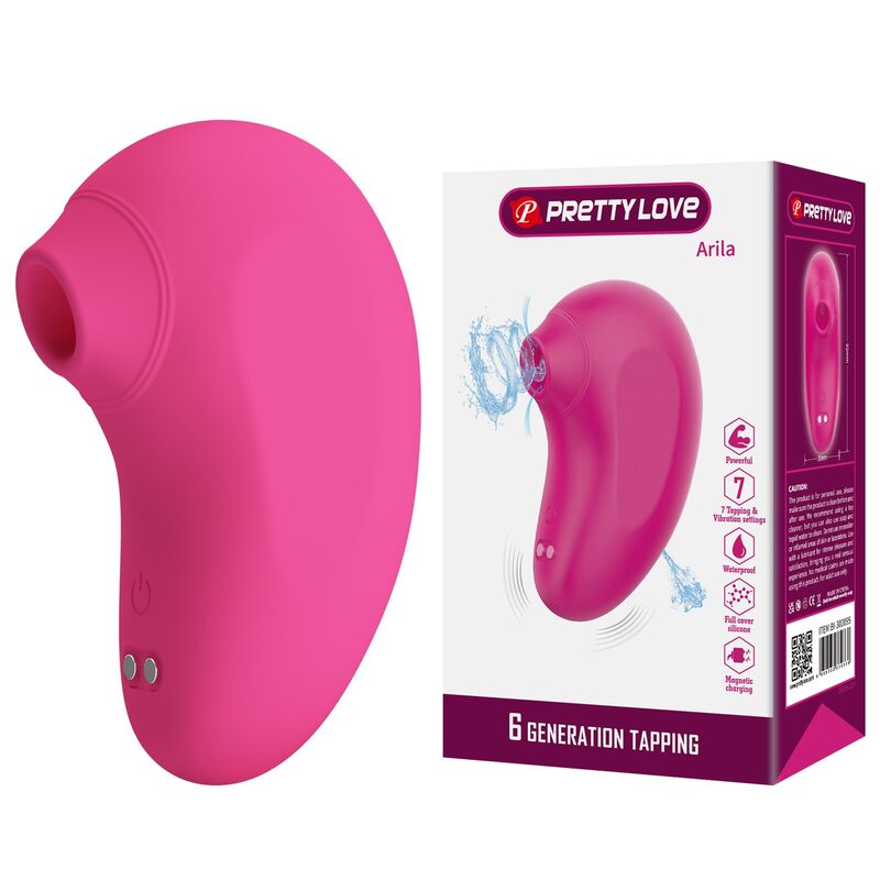 Pretty Love-Arila Stimolatore con Suzione e Vibrazione Rosa
