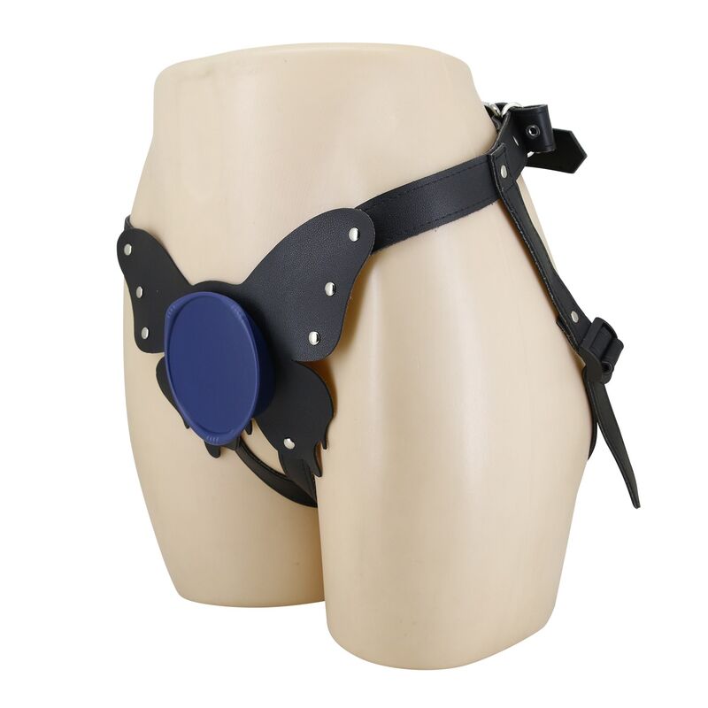 Pretty Love-Mutandine Imbracatura Strap-on Universal Nero e Blu · Strap-on & Imbracature (immagine 4)