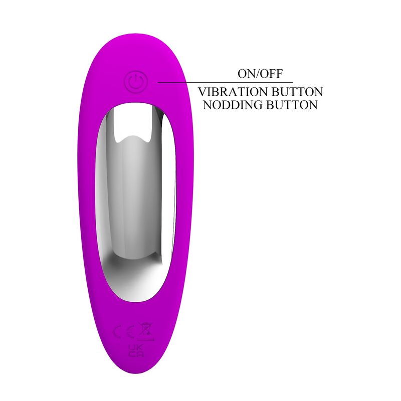 Pretty Love-Bauer Massager Prostata Ricaricabile Viola · Vibratori (immagine 10)