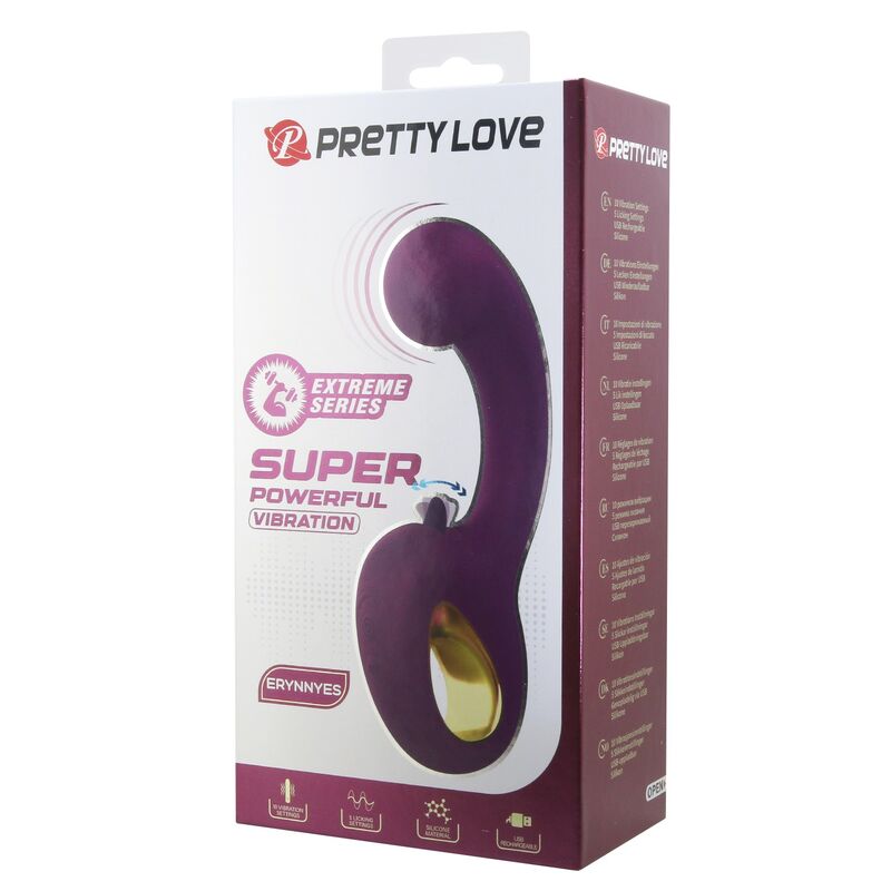 Pretty Love-Brynnlee Vibratore con stimolatore orale Viola · Vibratori (immagine 5)