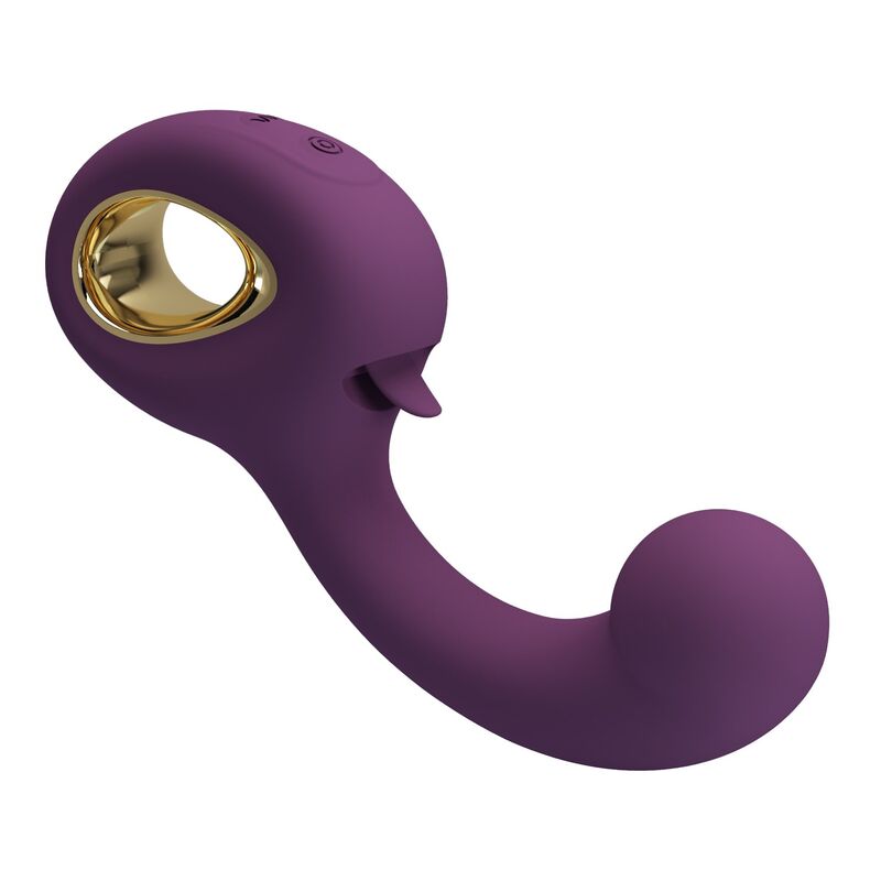 Pretty Love-Brynnlee Vibratore con stimolatore orale Viola · Vibratori (immagine 7)