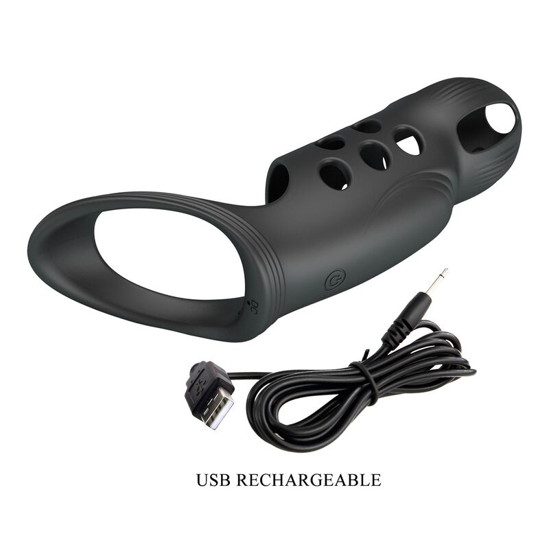 Pretty Love-Craig Anello Vibratore per Pene Nero 9 Pretty Love-Craig Anello Vibratore per Pene Nero · Anelli & Guaine per pene (imaginea 9)