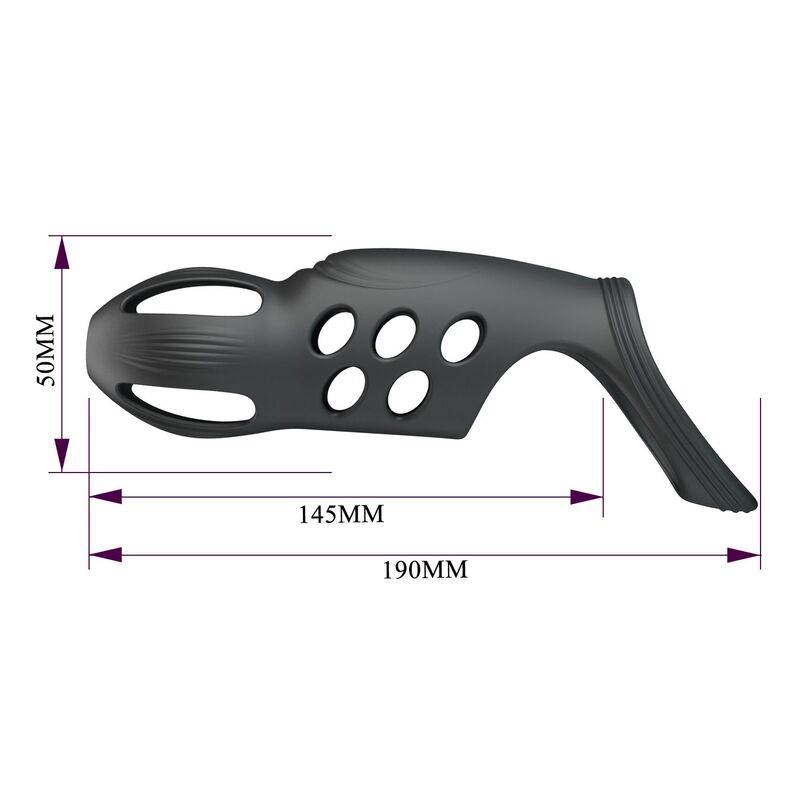 Pretty Love-Craig Anello Vibratore per Pene Nero 10 Pretty Love-Craig Anello Vibratore per Pene Nero · Anelli & Guaine per pene (imaginea 10)
