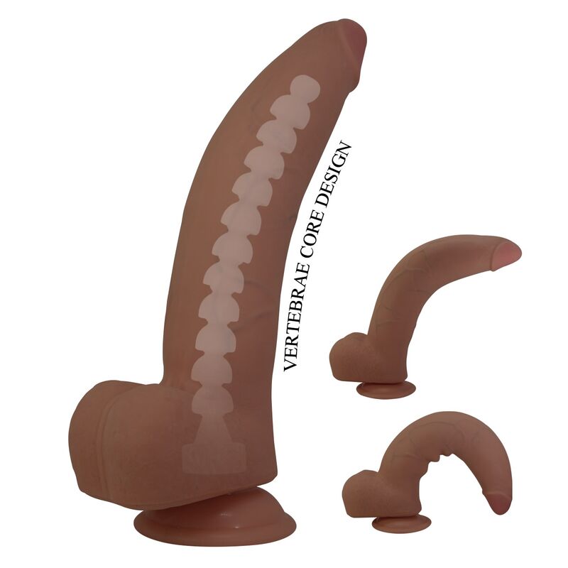 Pretty Love-Cuthbert Dildo Realista Flessibile 20 cm Marrone 7 Pretty Love-Cuthbert Dildo Realista Flessibile 20 cm Marrone · Dildo & Stimolatori (imaginea 7)