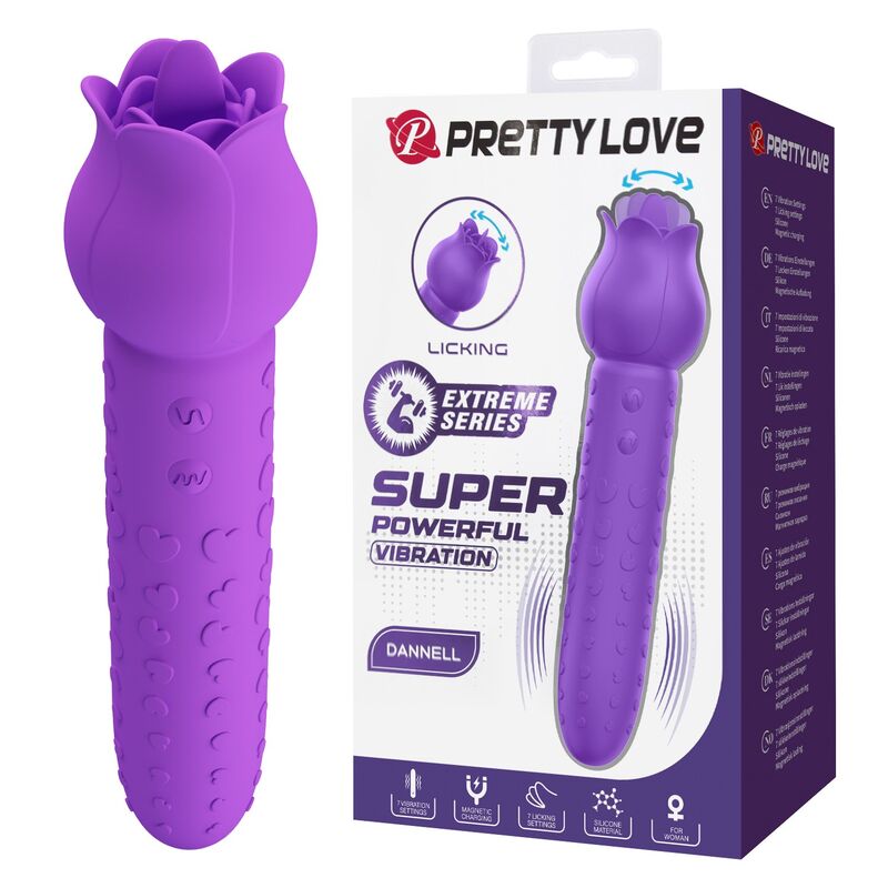 Pretty Love-Dannell Stimolatore Clitoride con Lingua Viola