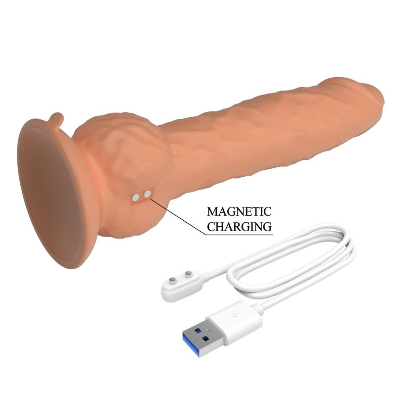 Pretty Love-Eren Dildo Vibratore con Spinta 20,5 cm Naturale 6 Pretty Love-Eren Dildo Vibratore con Spinta 20,5 cm Naturale · Giocattoli anali (imaginea 6)