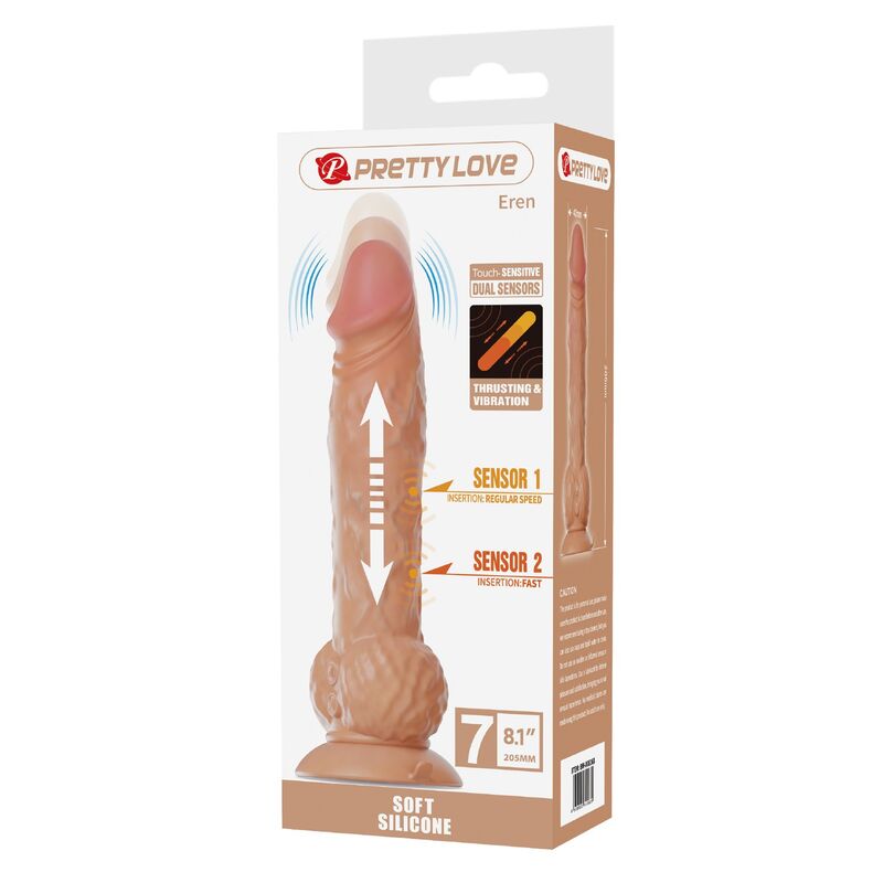 Pretty Love-Eren Dildo Vibratore con Spinta 20,5 cm Naturale 2 Pretty Love-Eren Dildo Vibratore con Spinta 20,5 cm Naturale · Giocattoli anali (imaginea 2)