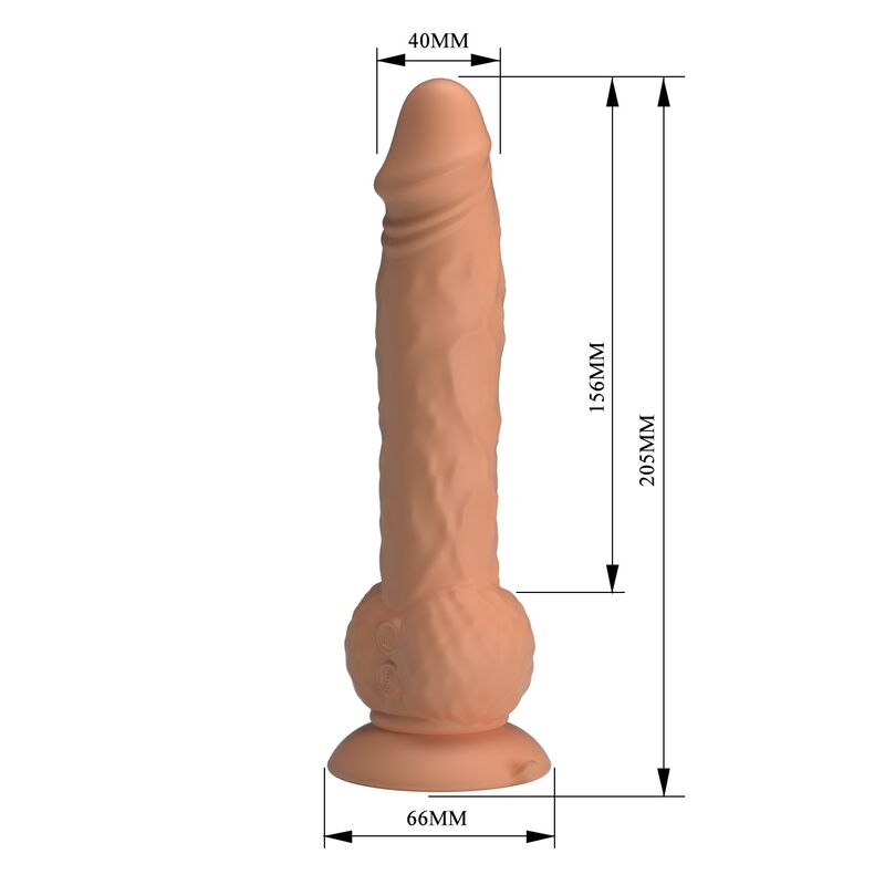 Pretty Love-Eren Dildo Vibratore con Spinta 20,5 cm Naturale 7 Pretty Love-Eren Dildo Vibratore con Spinta 20,5 cm Naturale · Giocattoli anali (imaginea 7)