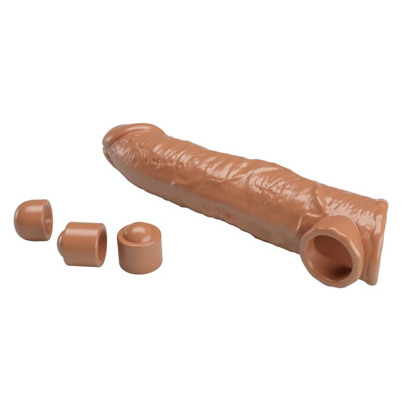 Pretty Love-Guaina Estensione regolabile 26 cm Marrone · Anelli & Guaine per pene (immagine 6)