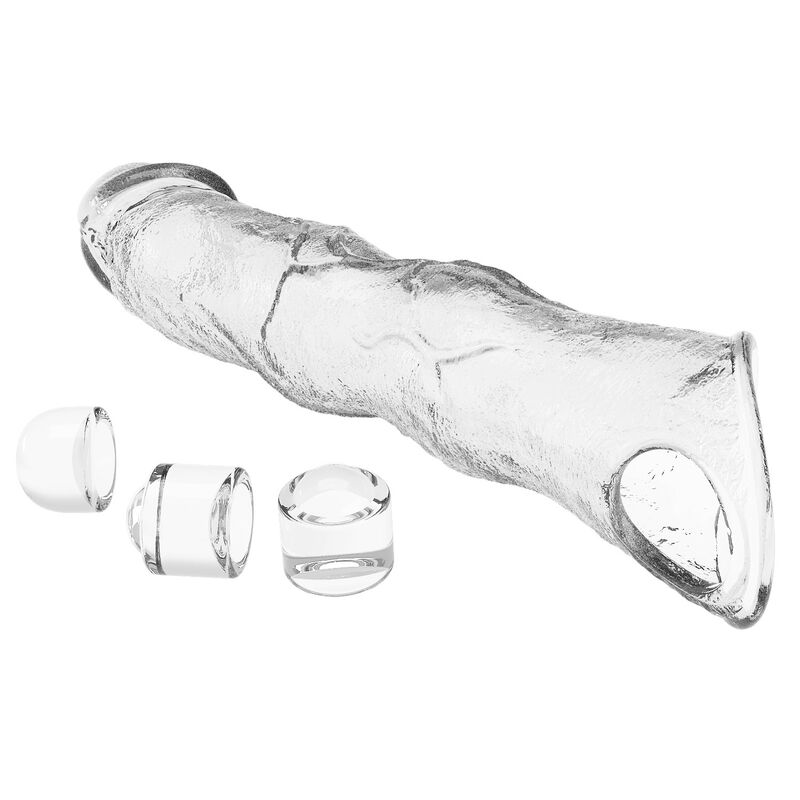 Pretty Love-Guaina Estensione regolabile 28 cm Trasparente · Anelli & Guaine per pene (imaginea 9)