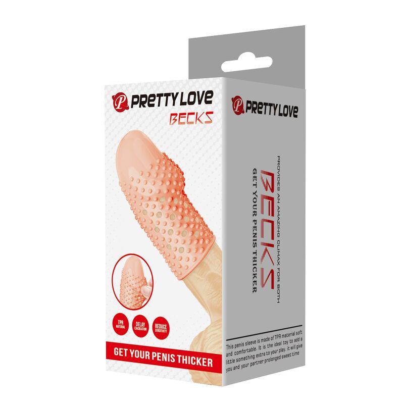 Pretty Love-Geek's Guaina Textured per il pene naturale · Anelli & Guaine per pene (imaginea 6)
