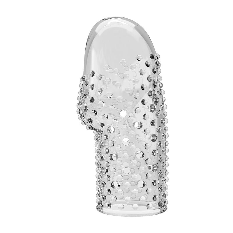 Pretty Love-Geek's Guaina Textured per Pene Trasparente · Anelli & Guaine per pene (imaginea 5)