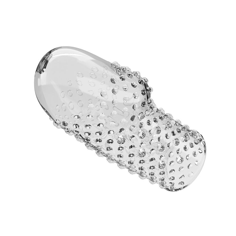 Pretty Love-Geek's Guaina Textured per Pene Trasparente · Anelli & Guaine per pene (imaginea 7)