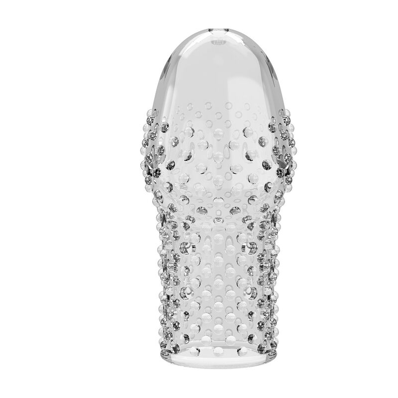 Pretty Love-Geek's Guaina Textured per Pene Trasparente · Anelli & Guaine per pene (imaginea 8)