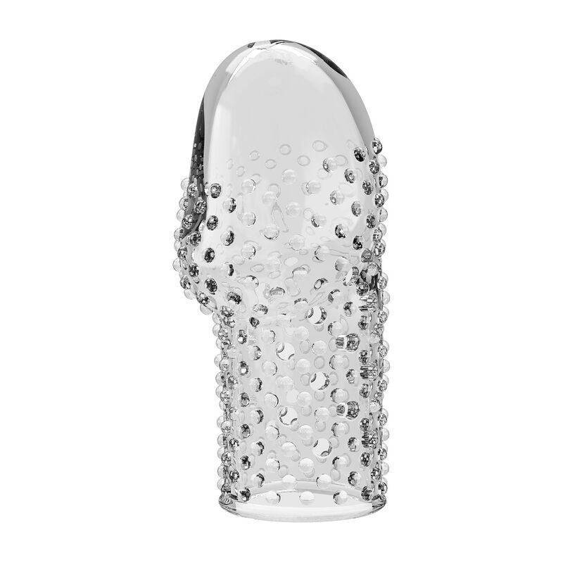 Pretty Love-Geek's Guaina Textured per Pene Trasparente · Anelli & Guaine per pene (imaginea 6)