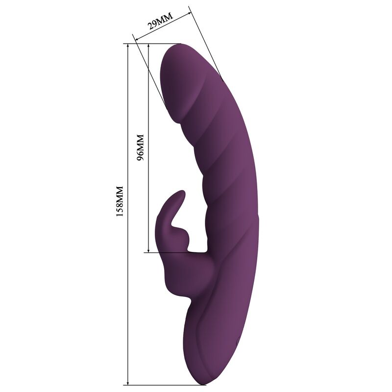 Pretty Love-Harper Vibratore Rabbit 10 Funzioni Viola · Vibratori (immagine 10)
