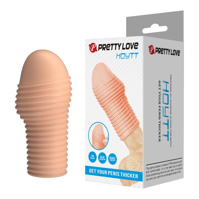 Pretty Love-Hottt Guaina Textured per il pene naturale