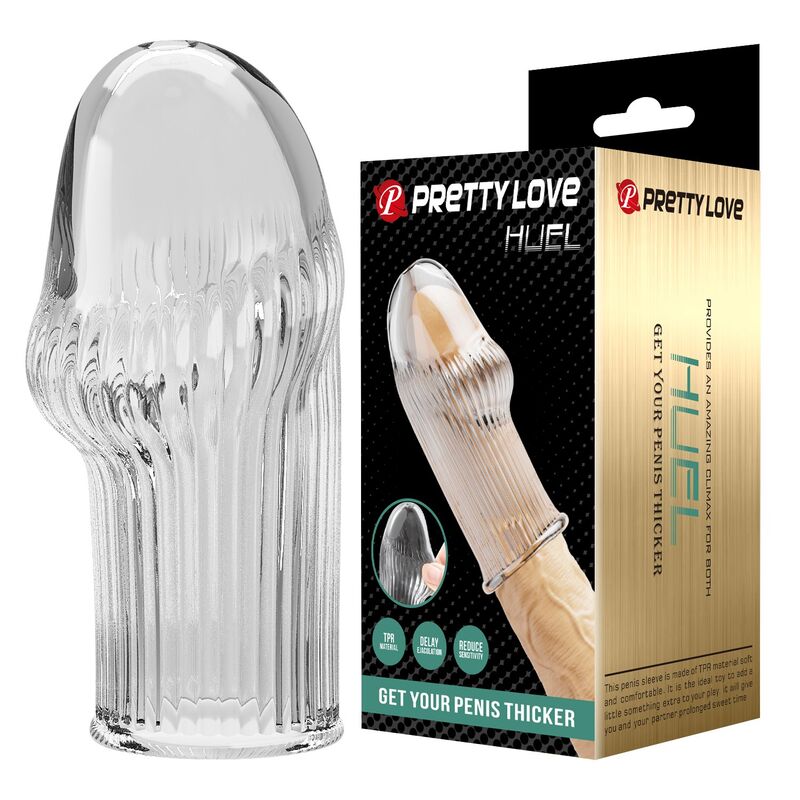 Pretty Love-Huel Guaina per pene Trasparente