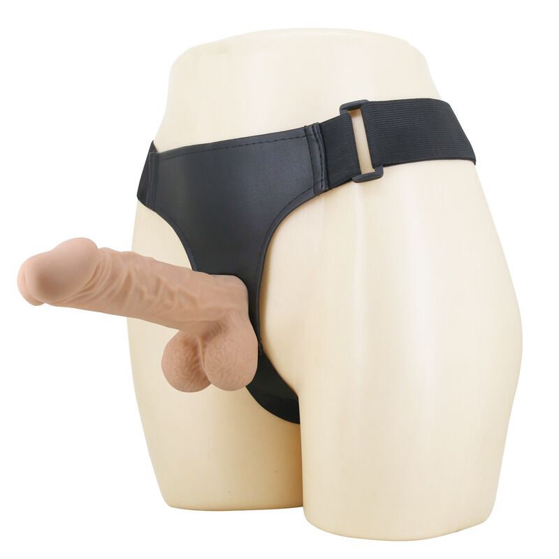 Pretty Love-Jolyon Strap-on con Dildo Flessibile 22 cm Natural · Dildo & Stimolatori (imaginea 2)