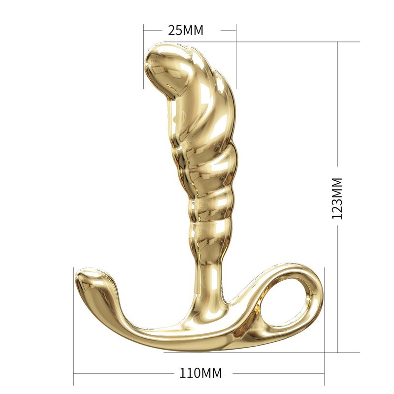 Pretty Love-Jack Massager di prostata di metallo Oro · Giocattoli anali (imaginea 8)