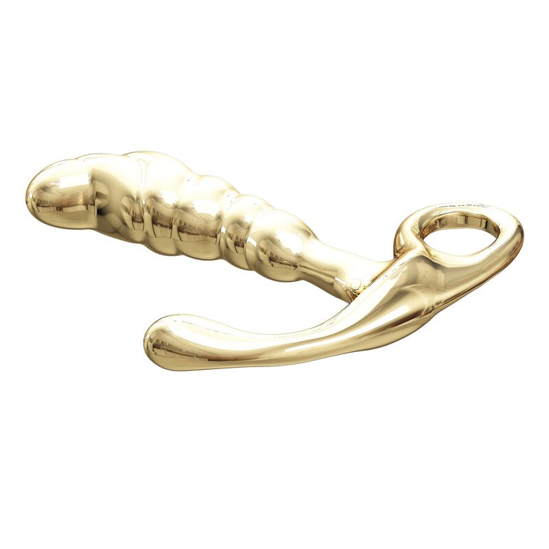 Pretty Love-Jack Massager di prostata di metallo Oro · Giocattoli anali (imaginea 5)