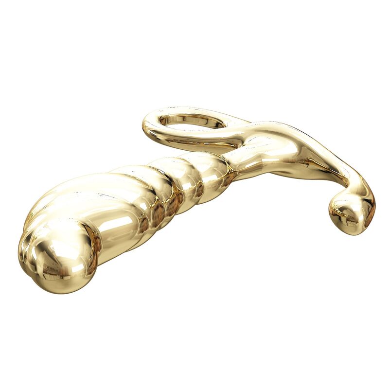 Pretty Love-Jack Massager di prostata di metallo Oro · Giocattoli anali (imaginea 7)