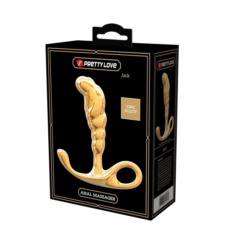 Pretty Love-Jack Massager di prostata di metallo Oro · Giocattoli anali (imaginea 3)