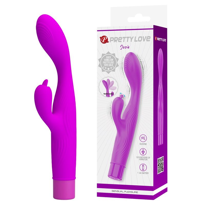 Pretty Love-Jene Vibratore G-spot e Clitoride Viola
