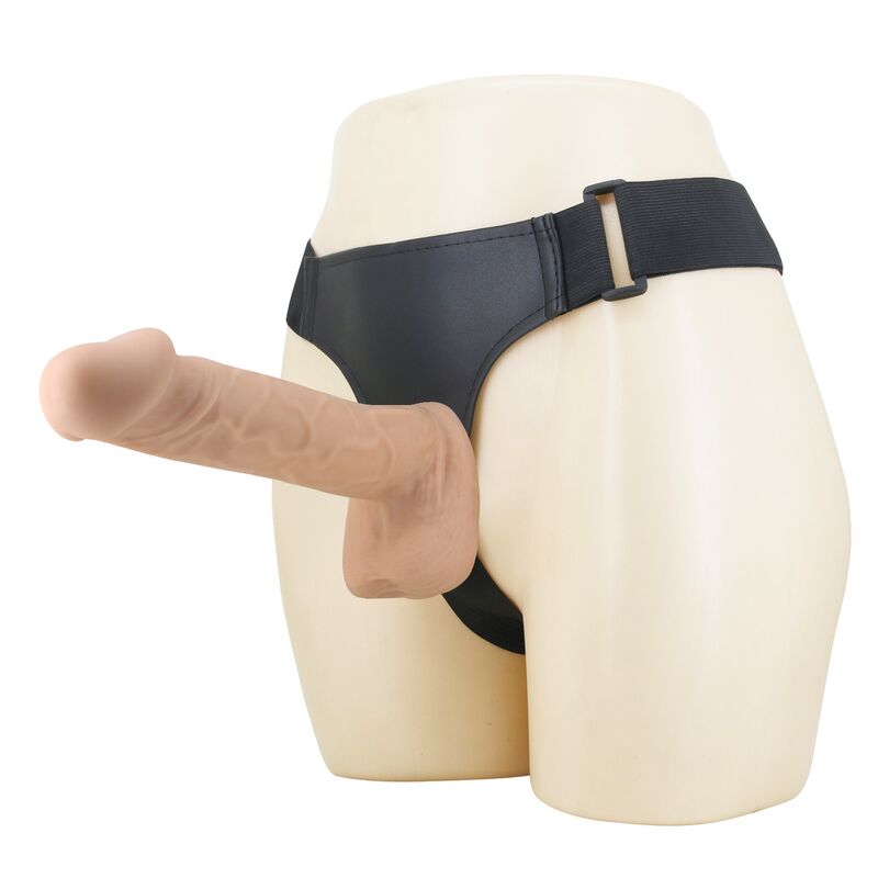 Pretty Love-Kaspar Strap-on con Dildo Flessibile 21 cm Natural · Dildo & Stimolatori (imaginea 3)