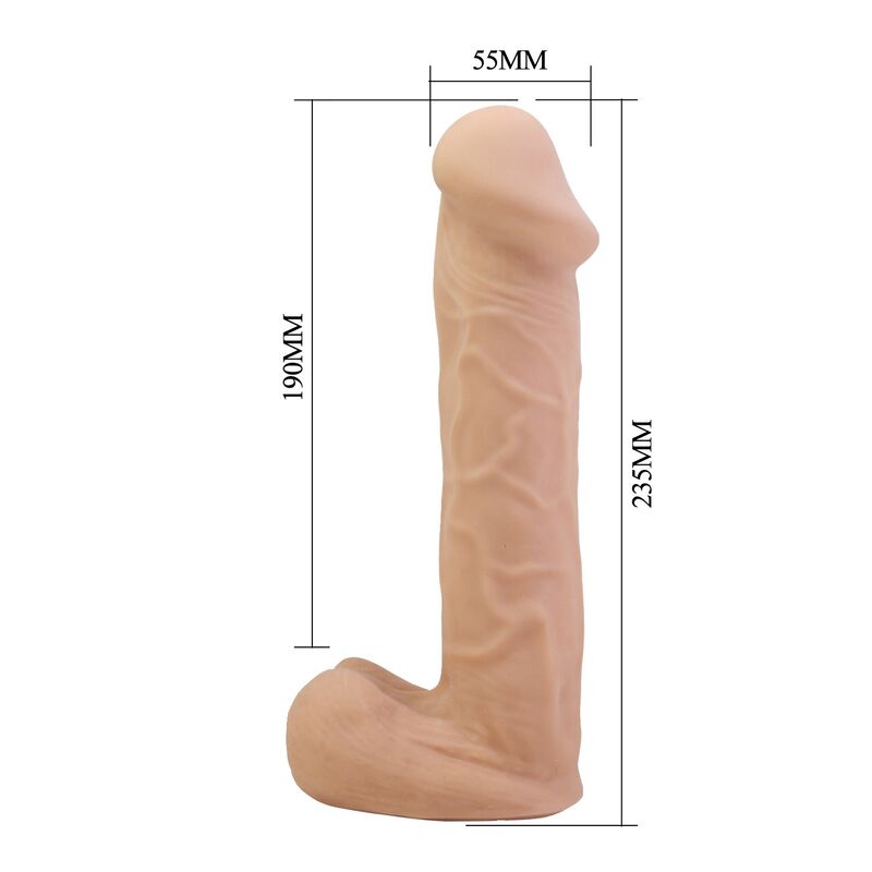 Pretty Love-Kaspar Strap-on con Dildo Flessibile 21 cm Natural · Dildo & Stimolatori (imaginea 7)