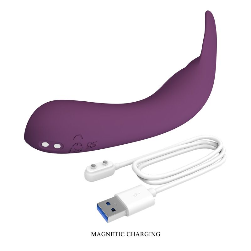 Pretty Love-Kenyell Vibrator Curvato 10 Funzioni Viola · Vibratori (imaginea 3)