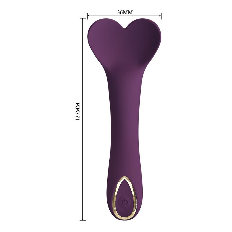 Pretty Love-Kenyell Vibrator Curvato 10 Funzioni Viola · Vibratori (imaginea 4)