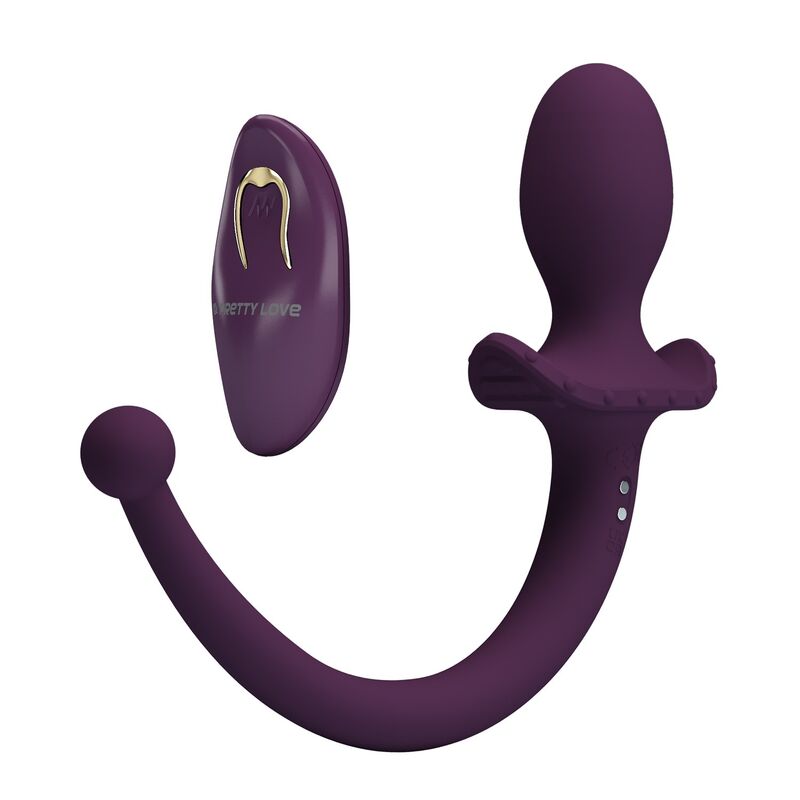 Pretty Love-Lioea Plug anale Vibratore con Coda e Telecomando