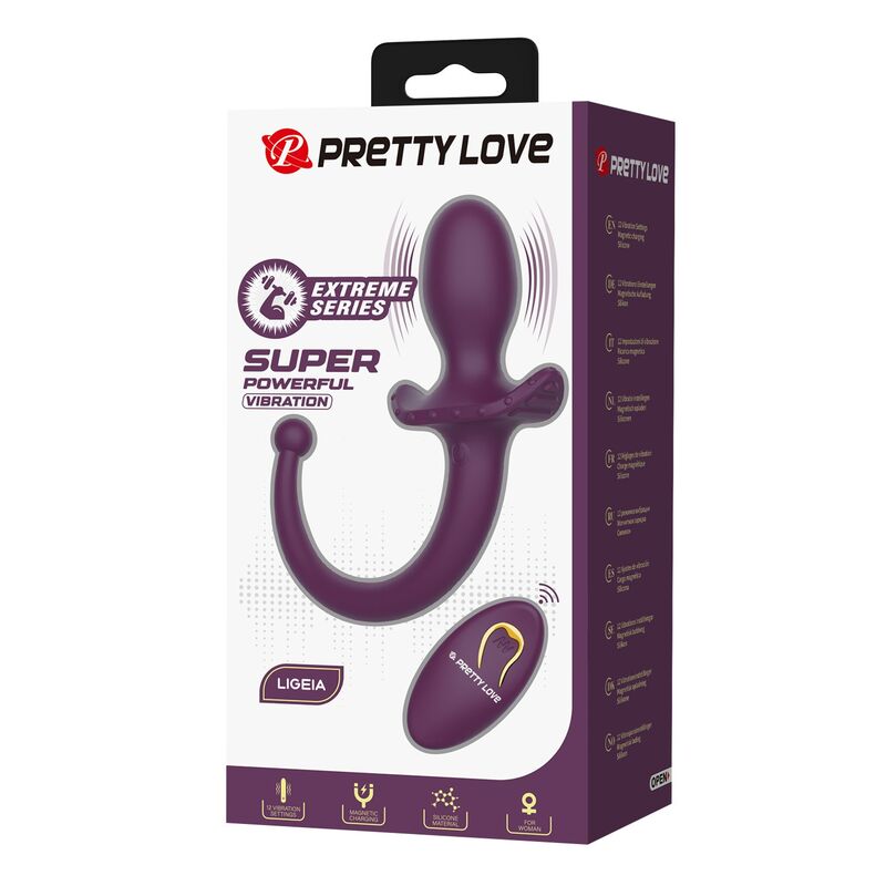 Pretty Love-Lioea Plug anale Vibratore con Coda e Telecomando · Giocattoli anali (immagine 8)