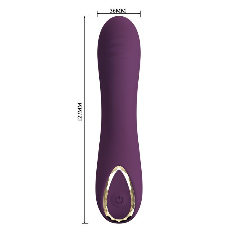 Pretty Love-Lloyde Vibratore Ricaricabile 10 Funzioni Viola · Vibratori (imaginea 7)