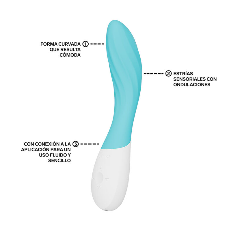 Lelo-Mona Twist Vibratore Punto G con Applicazione 55 Lelo-Mona Twist Vibratore Punto G con Applicazione · Giocattoli per coppie (imaginea 7)