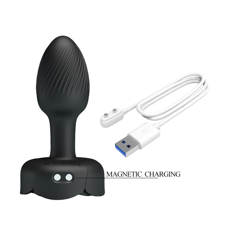 Pretty Love-Plug anale Vibratore ricaricabile 10 modalità Nero 3 Pretty Love-Plug anale Vibratore ricaricabile 10 modalità Nero · Giocattoli anali (imaginea 3)