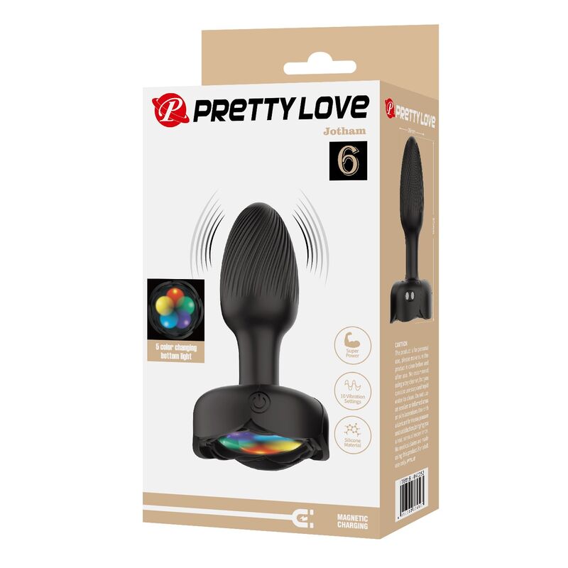 Pretty Love-Plug anale Vibratore ricaricabile 10 modalità Nero 4 Pretty Love-Plug anale Vibratore ricaricabile 10 modalità Nero · Giocattoli anali (imaginea 4)