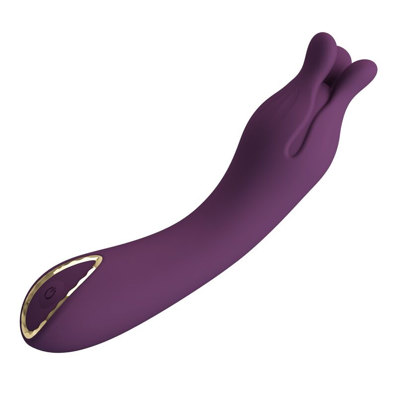 Pretty Love-Lunao Vibratore a doppia testa flessibile Viola · Vibratori (imaginea 7)