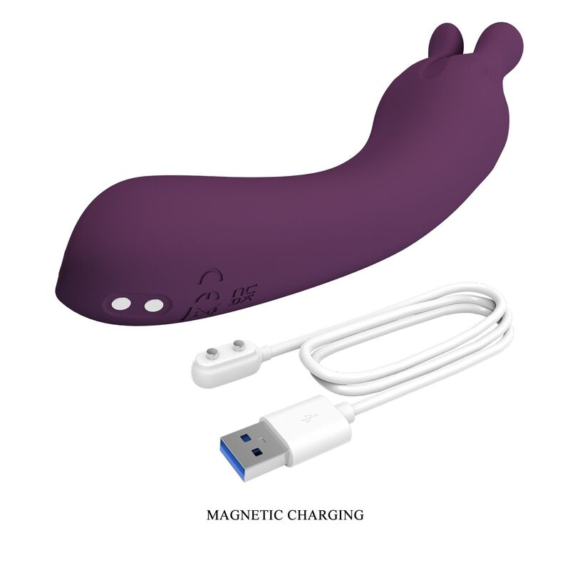 Pretty Love-Lunao Vibratore a doppia testa flessibile Viola · Vibratori (imaginea 10)