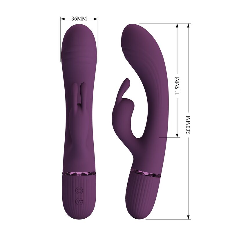 Pretty Love-Rocco Vibrator Rabbit 10 Funzioni Viola · Vibratori (imaginea 3)